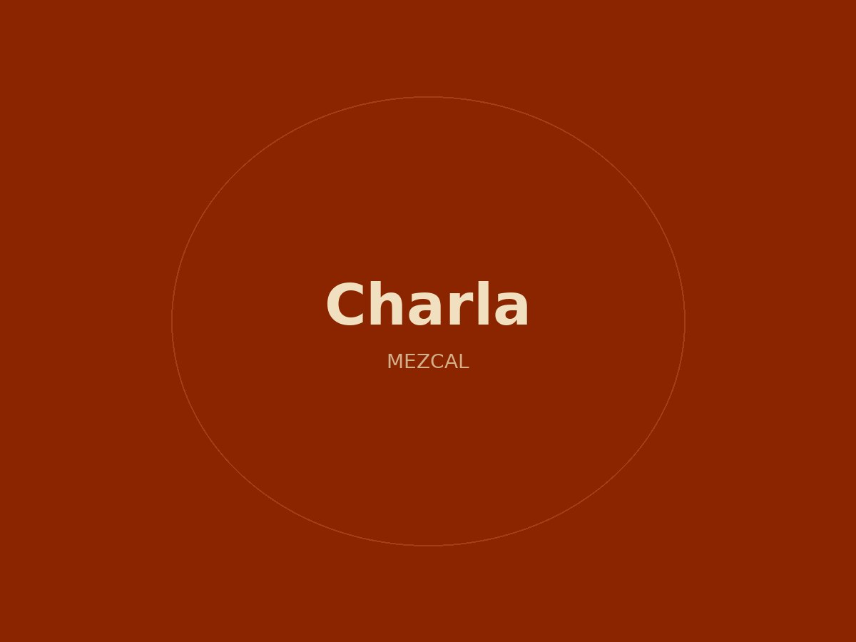 Charla Mezcal